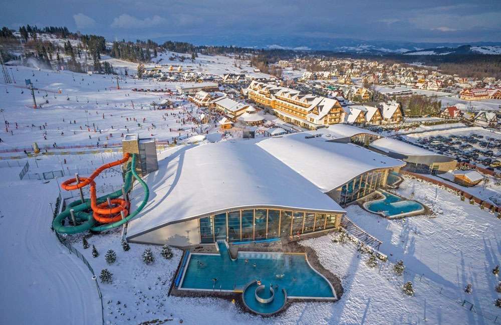 Thermal baths, spa in the mountains online puzzle