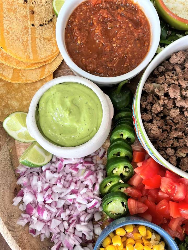 Tacos cu carne de vită puzzle online