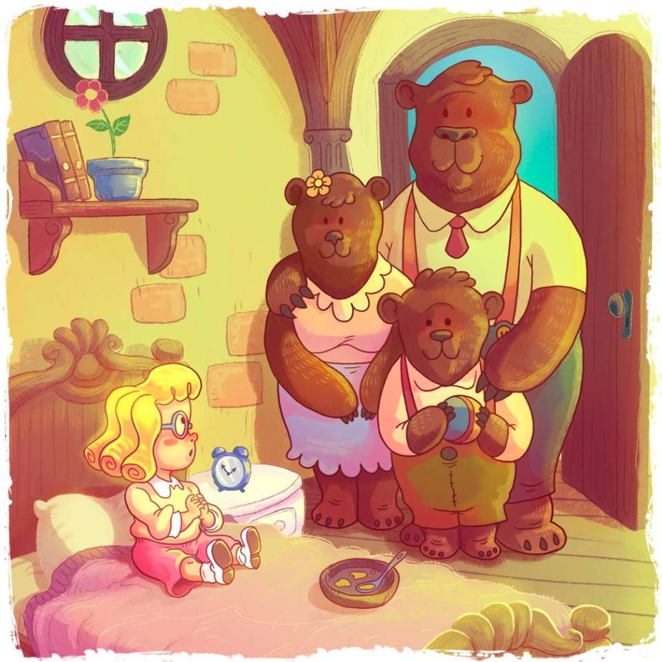 Tři medvědi online puzzle