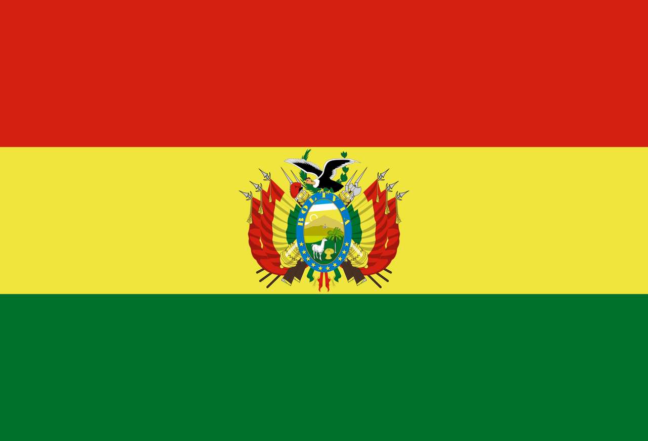 Болівійський прапор онлайн пазл
