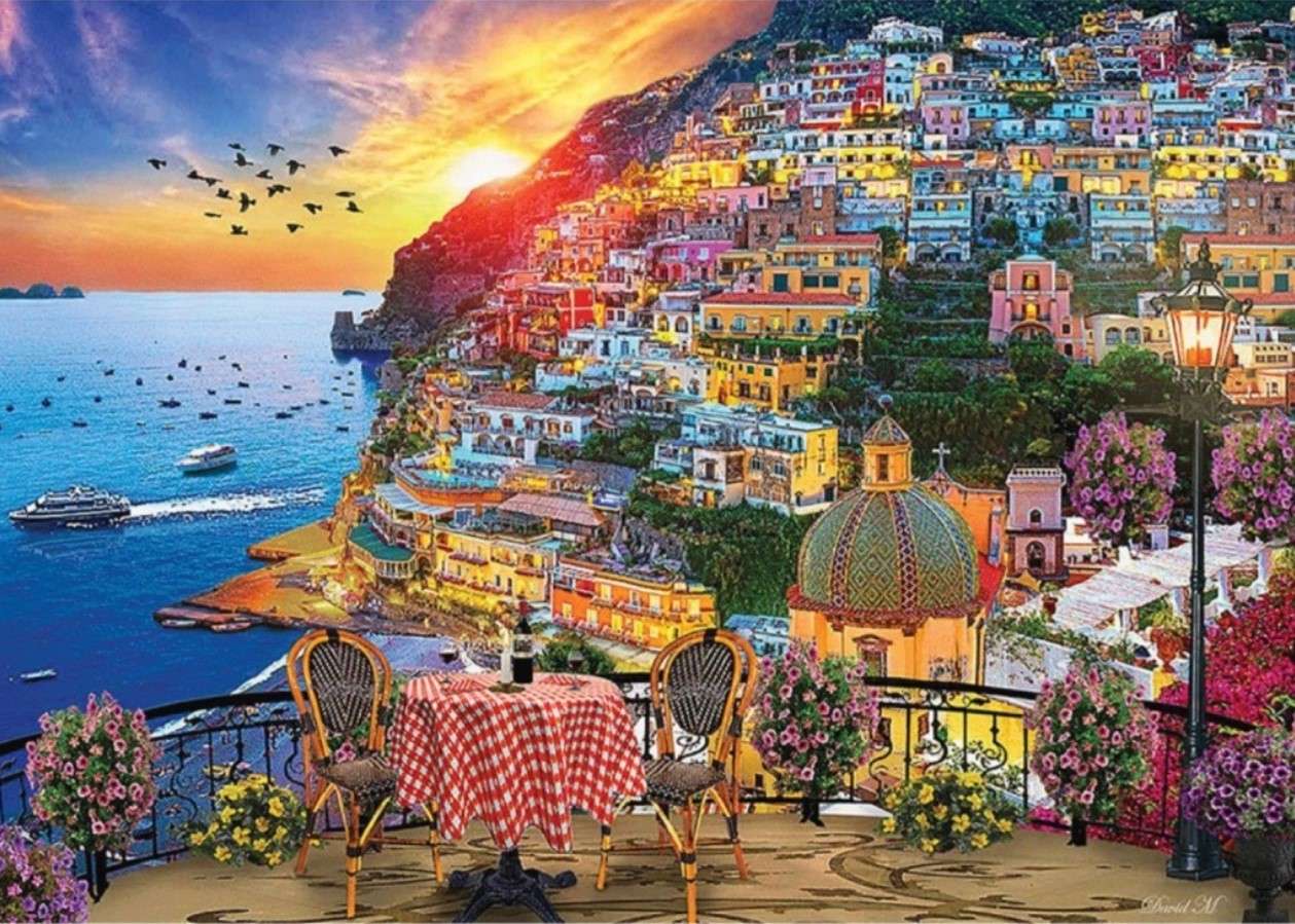 Costiera Amalfitana neboli pobřeží Amalfi online puzzle