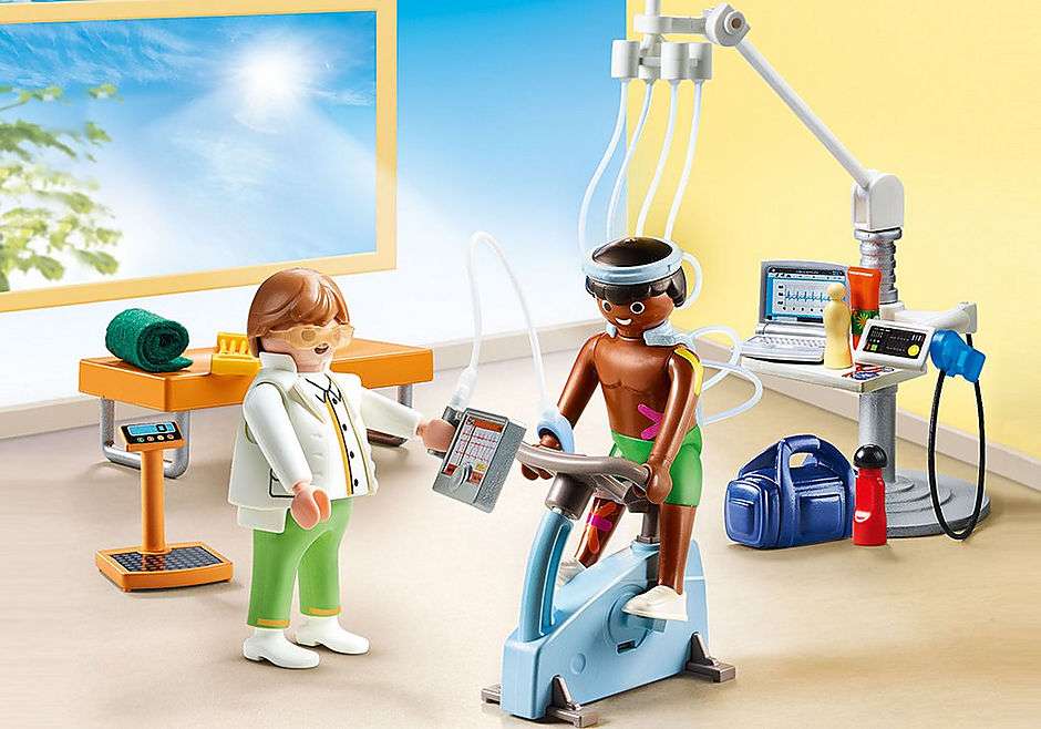 Playmobil - blokken voor kinderen - fysiotherapeut legpuzzel online