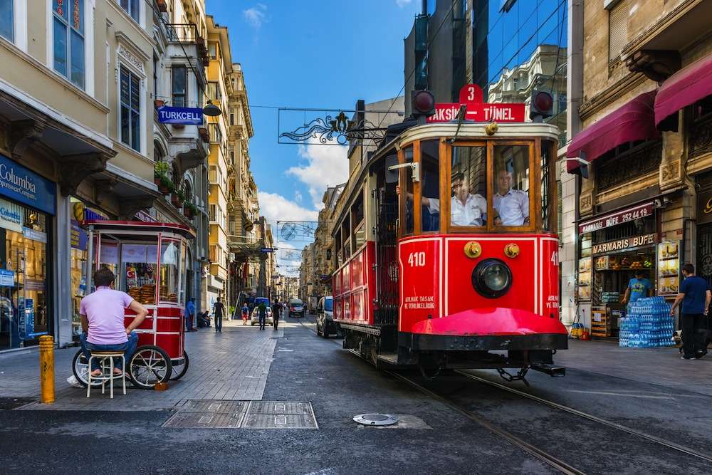 istanbulská tramvaj skládačky online