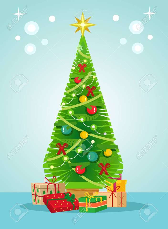 minha árvore de Natal puzzle online