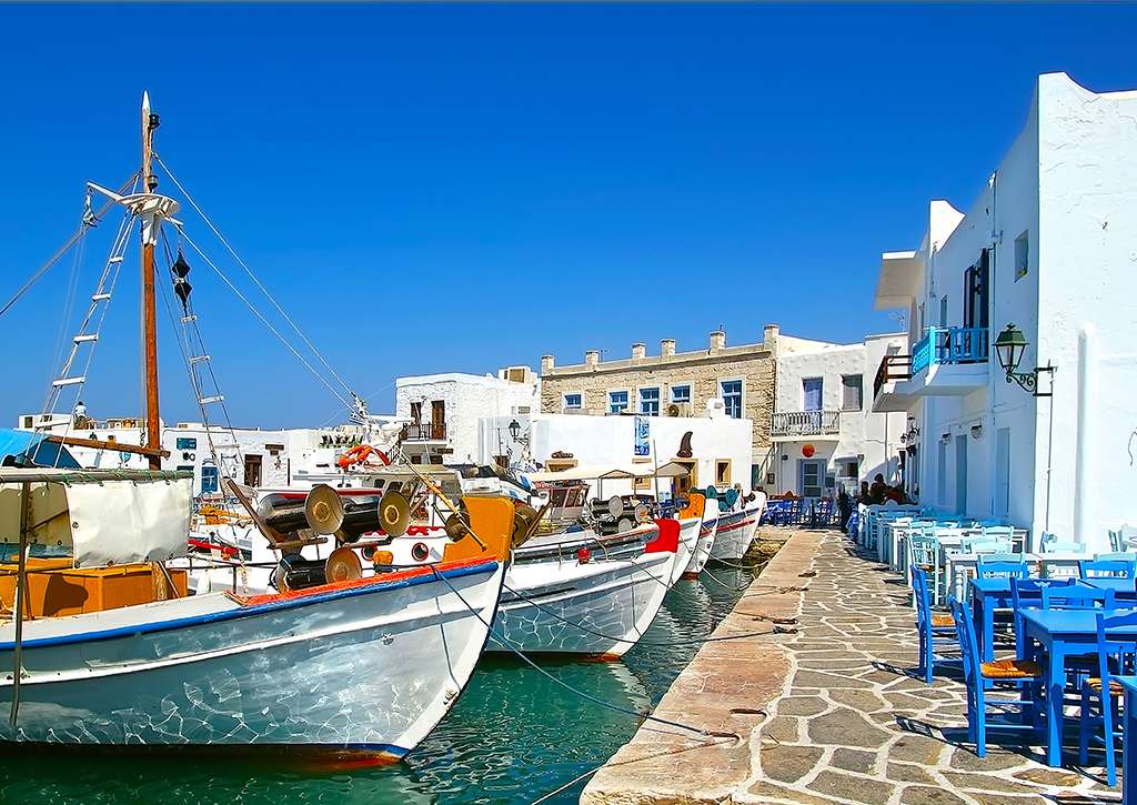 Paros - een eiland in de Egeïsche Zee legpuzzel online
