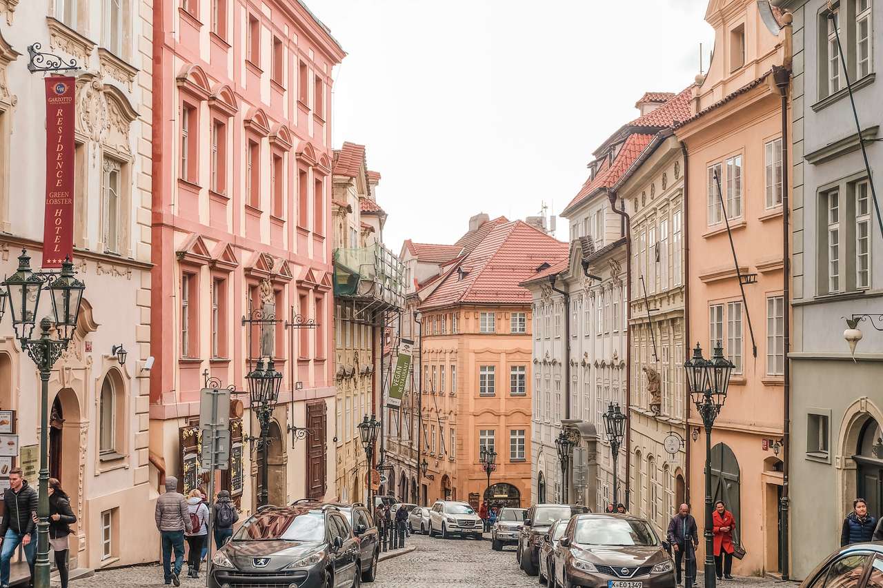 Centro histórico de Praga rompecabezas en línea