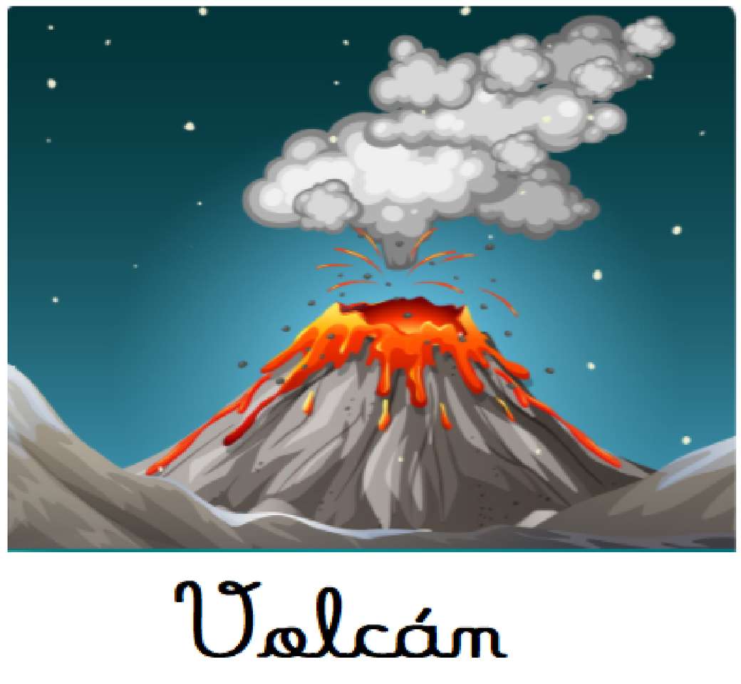 De vulkaan legpuzzel online