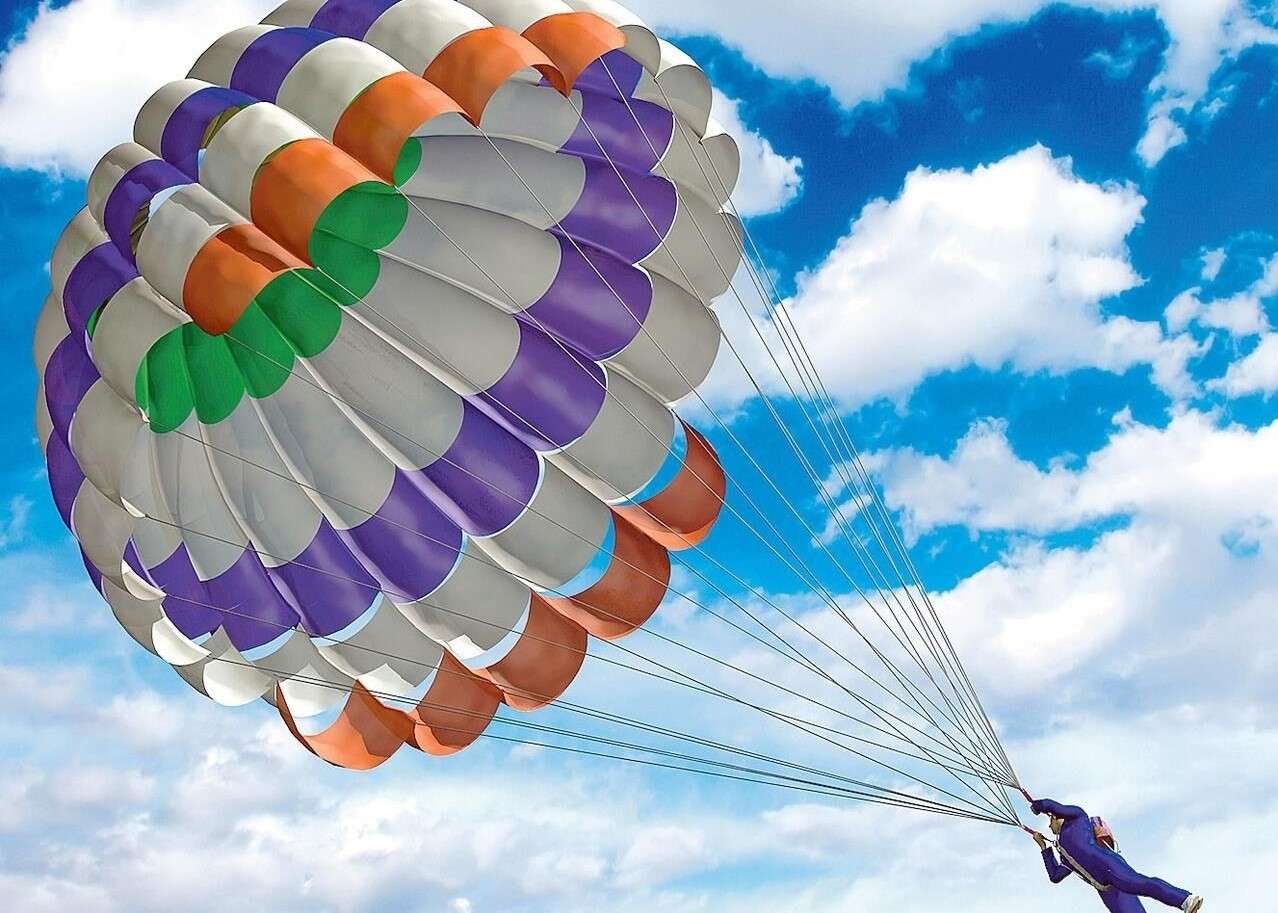 Спускане с парашут онлайн пъзел