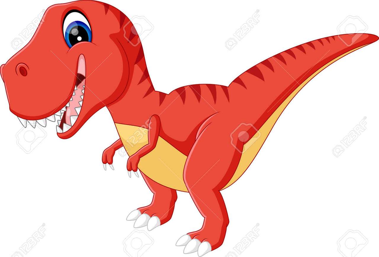 маленький динозавр онлайн-пазл
