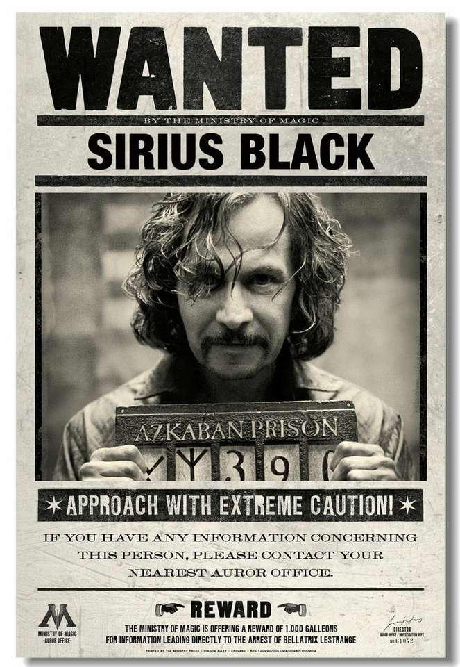 Sirius Black online puzzle