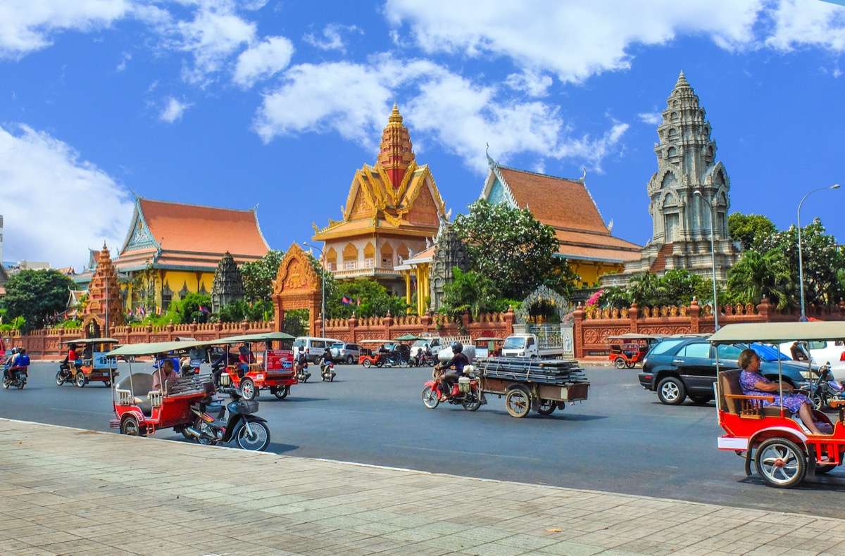 Een stad in Cambodja legpuzzel online
