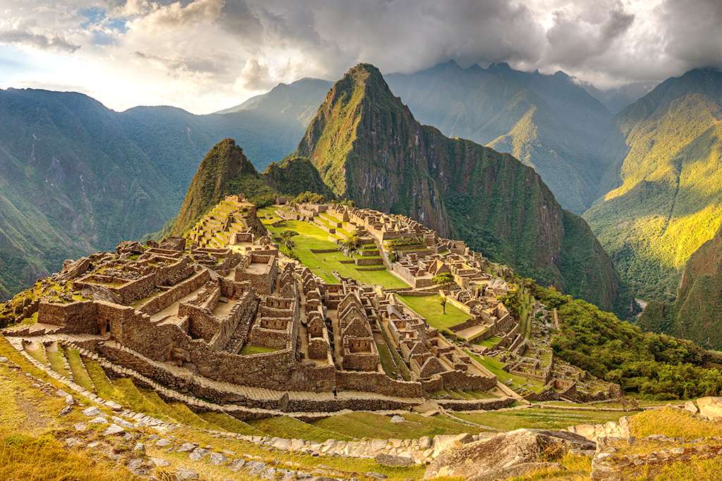 Machu Picchu pussel på nätet