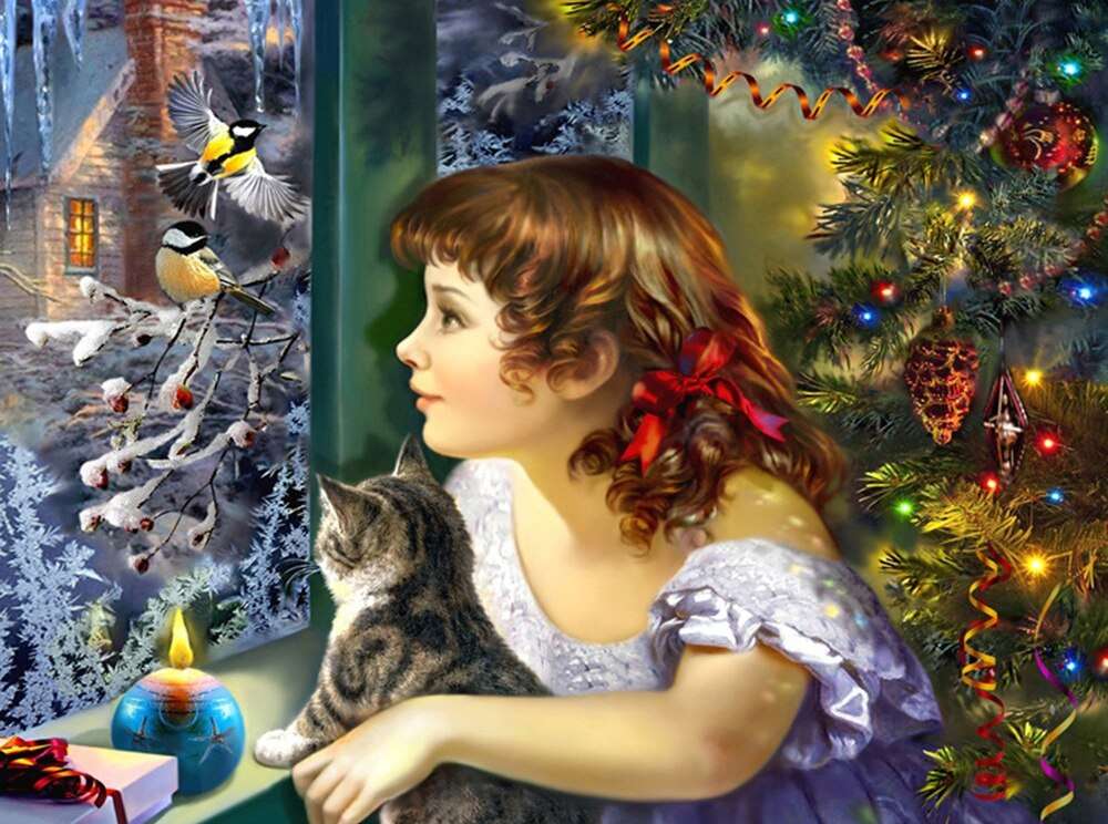 Χριστουγεννιάτικη μαγεία παζλ online