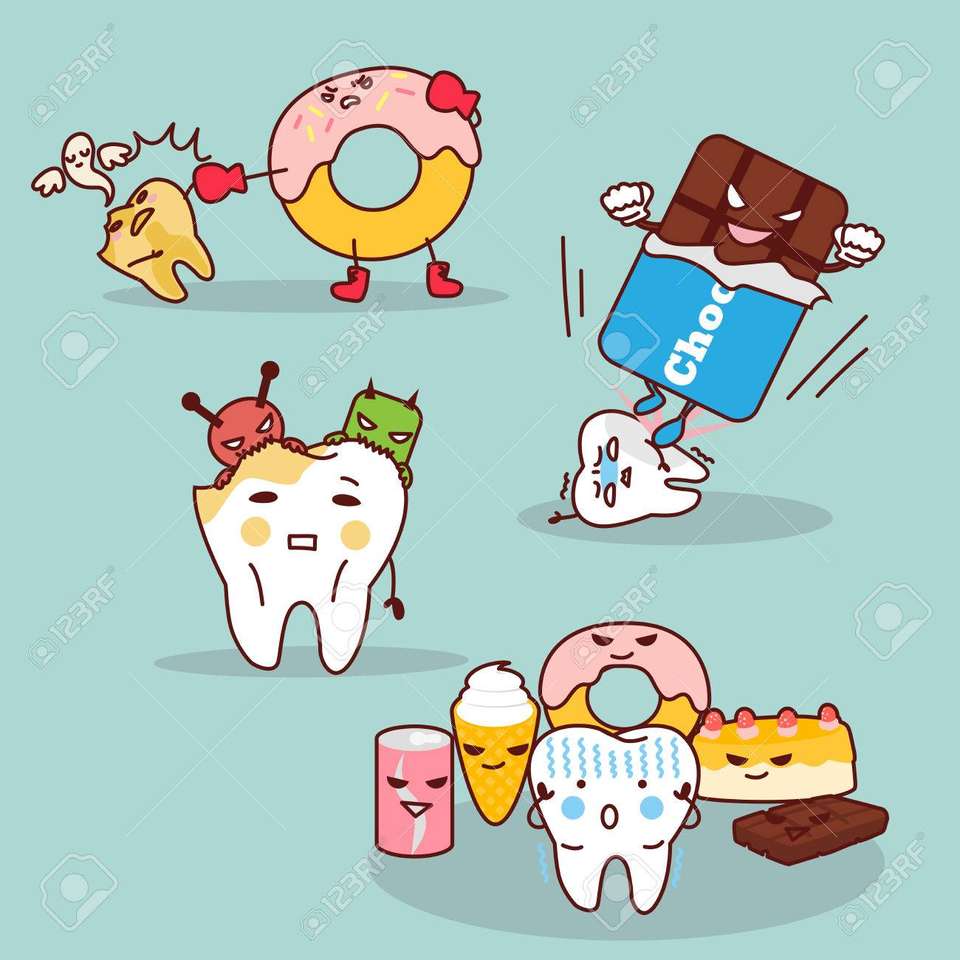 Факторы риска развития кариеса зубов онлайн-пазл