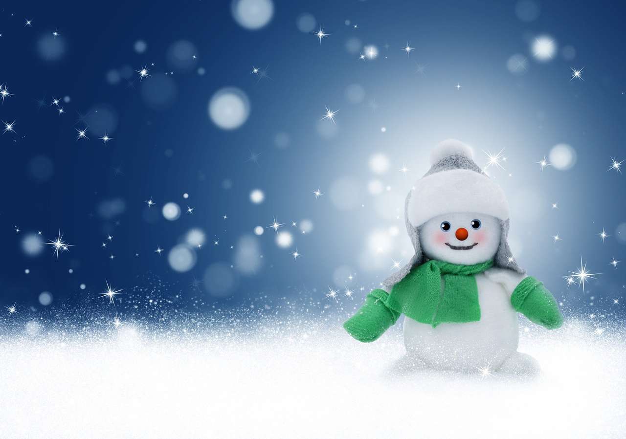 copil om de zăpadă puzzle online
