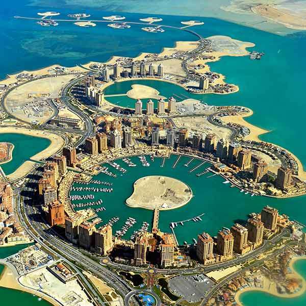 Doha - de hoofdstad en grootste stad van Qatar legpuzzel online