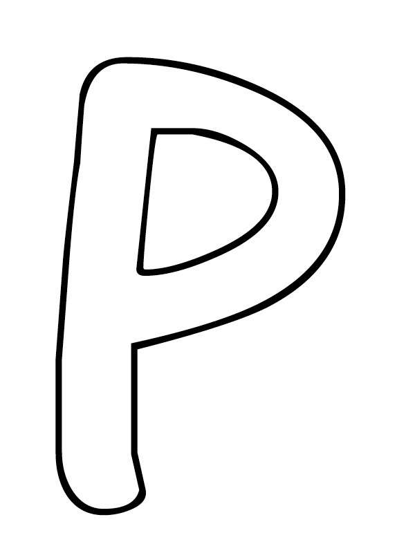 Písmeno P online puzzle