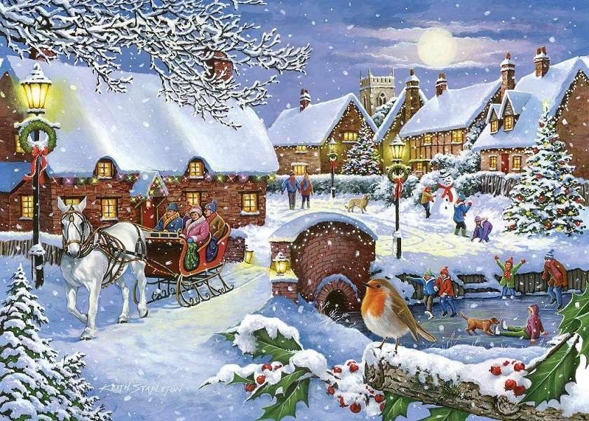 White Christmas. online puzzle