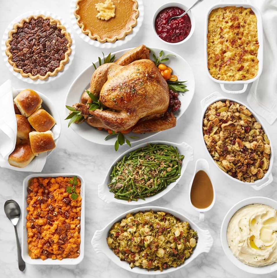 Thanksgiving maaltijd legpuzzel online