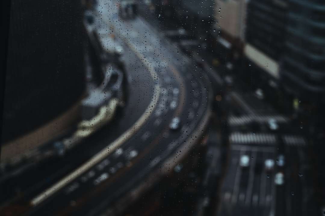 fotografia aerea di una strada cittadina puzzle online