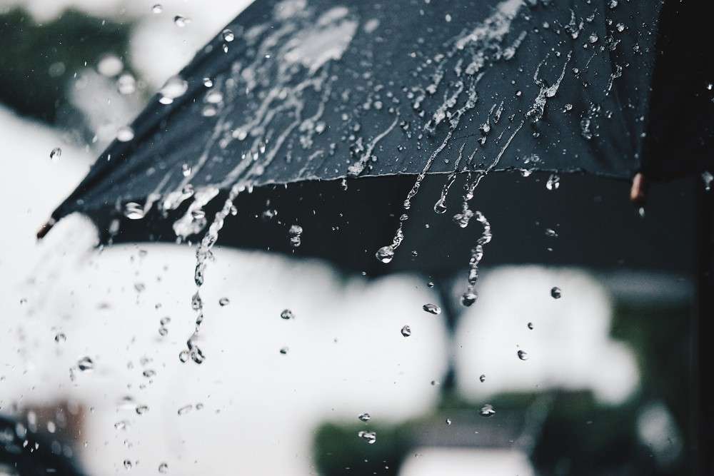 pluie et parapluie puzzle en ligne