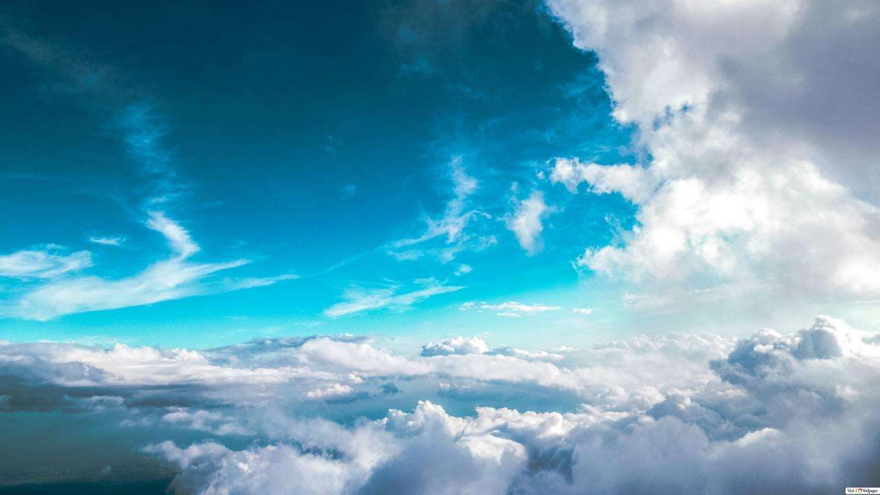 облаци и небе онлайн пъзел