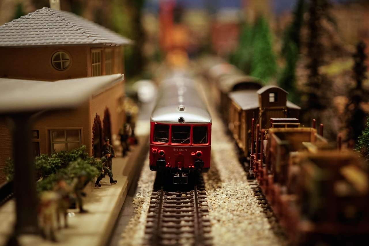 Tren navideño rompecabezas en línea