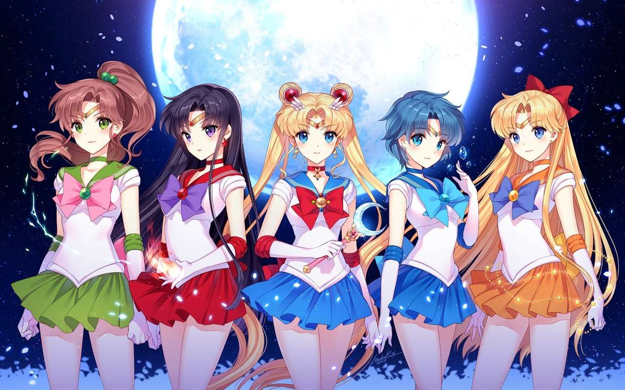 Sailor Moon online puzzle
