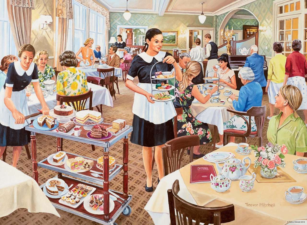 The Waitress jigsaw puzzle online