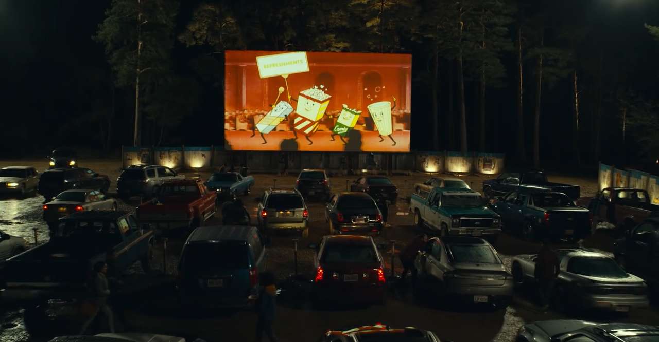 Drive-in-biografen pussel på nätet