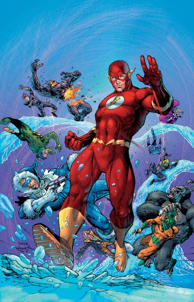 cómics dc flash rompecabezas en línea