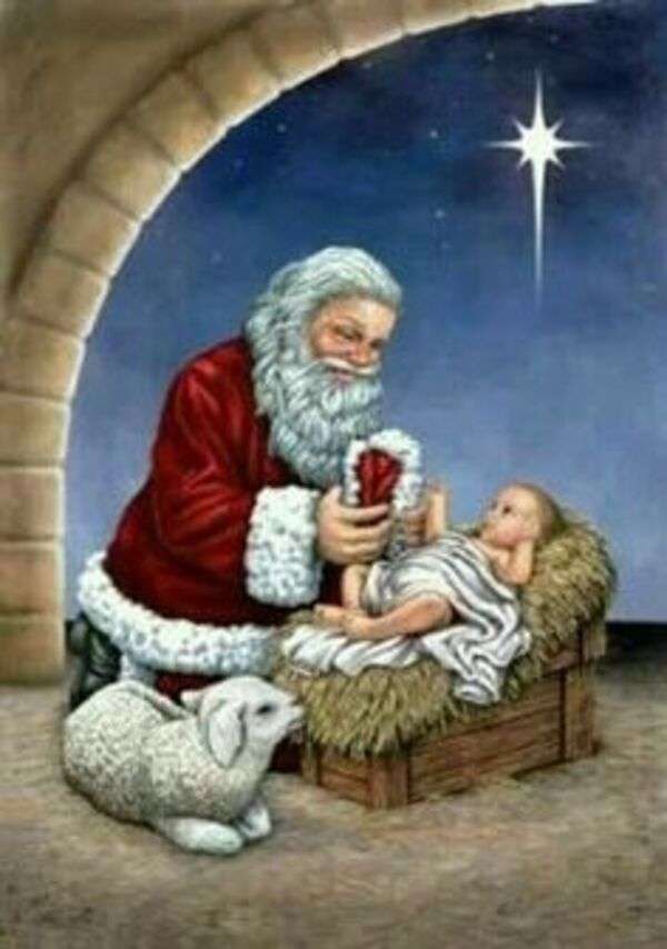 Natal #16 - Papai Noel visita Little Boy puzzle online
