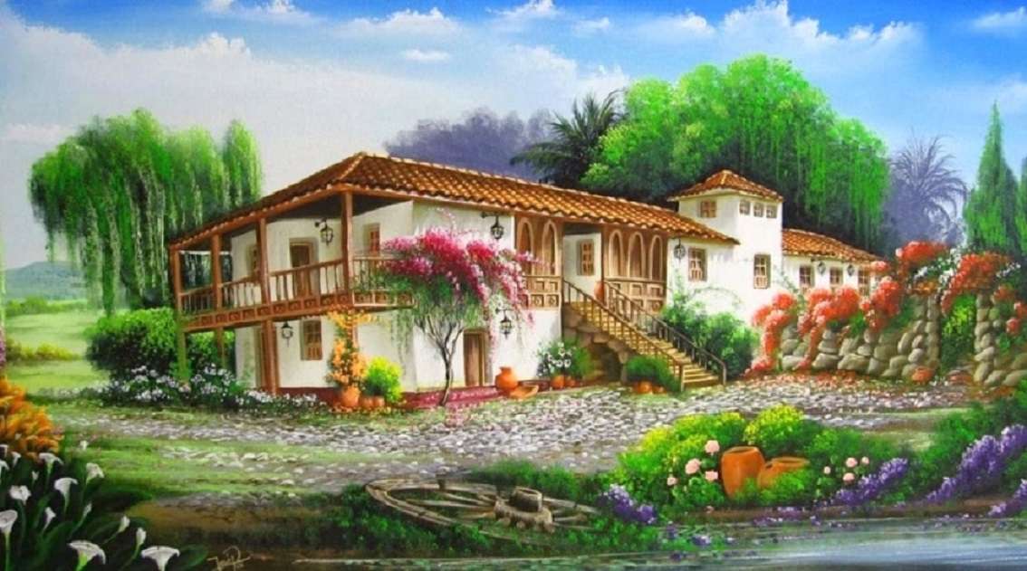Hacienda. Pussel online