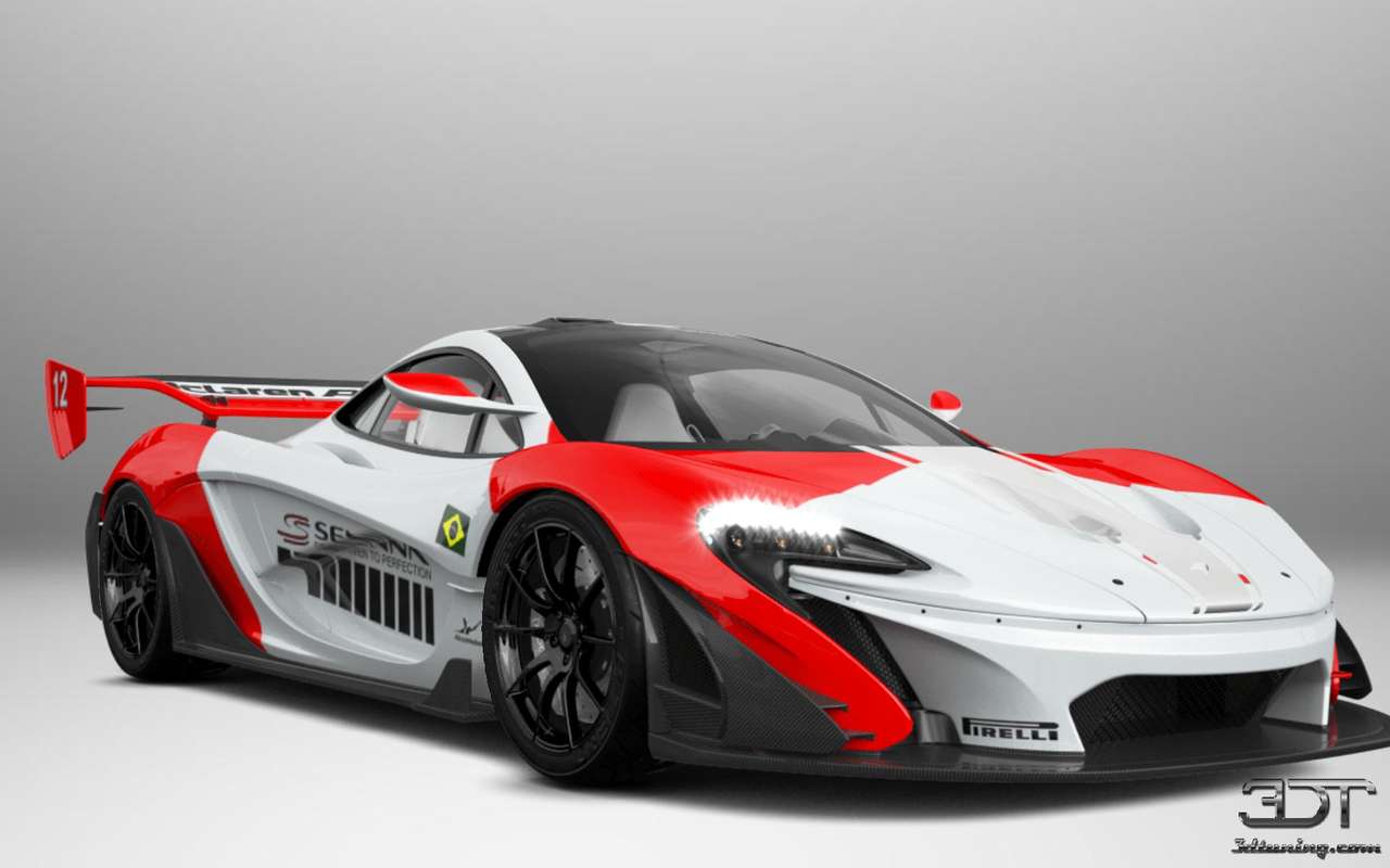 McLaren P1 Сенна GTR пазл онлайн