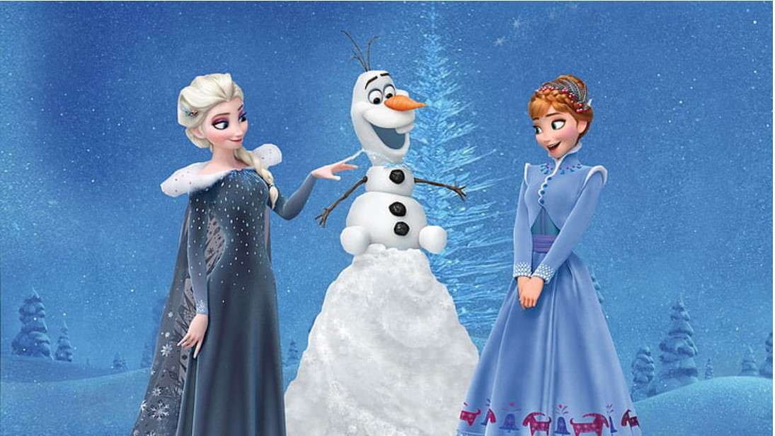 Elsa en Ana legpuzzel online