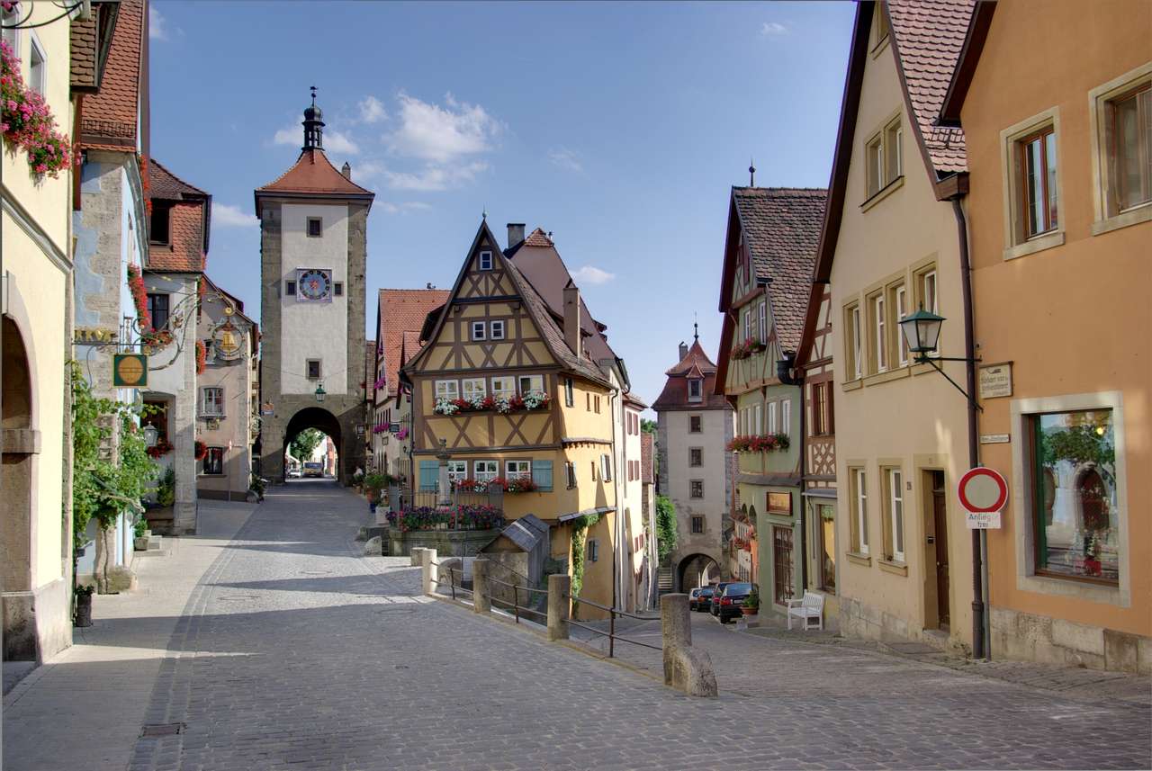 Rothenburg ob der Tauber puzzle en ligne