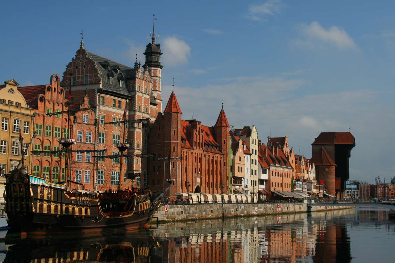 Gdansk. Cidade antiga. puzzle online
