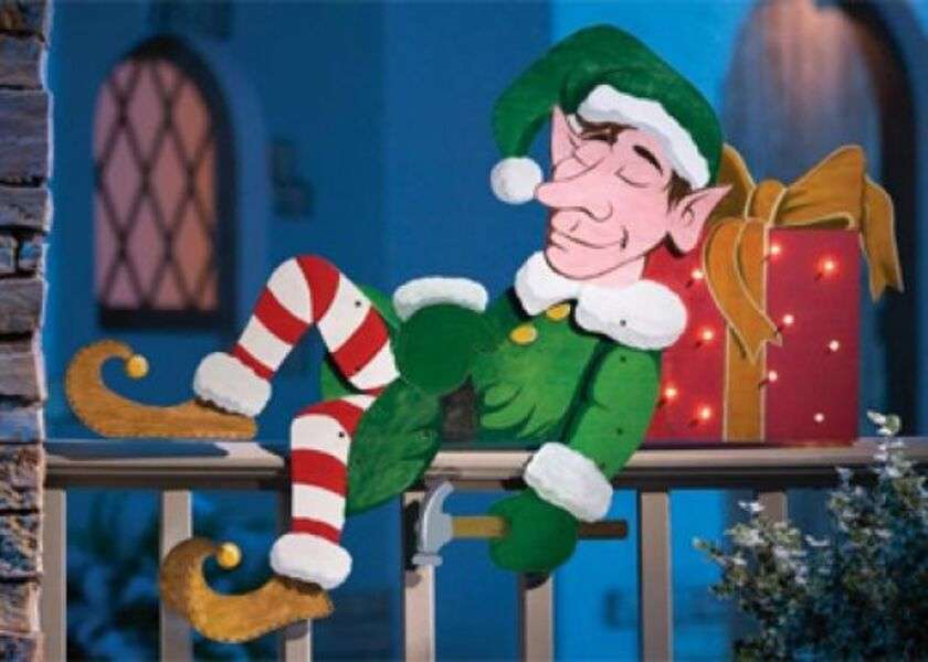 Elfo de Natal descansando quebra-cabeças online
