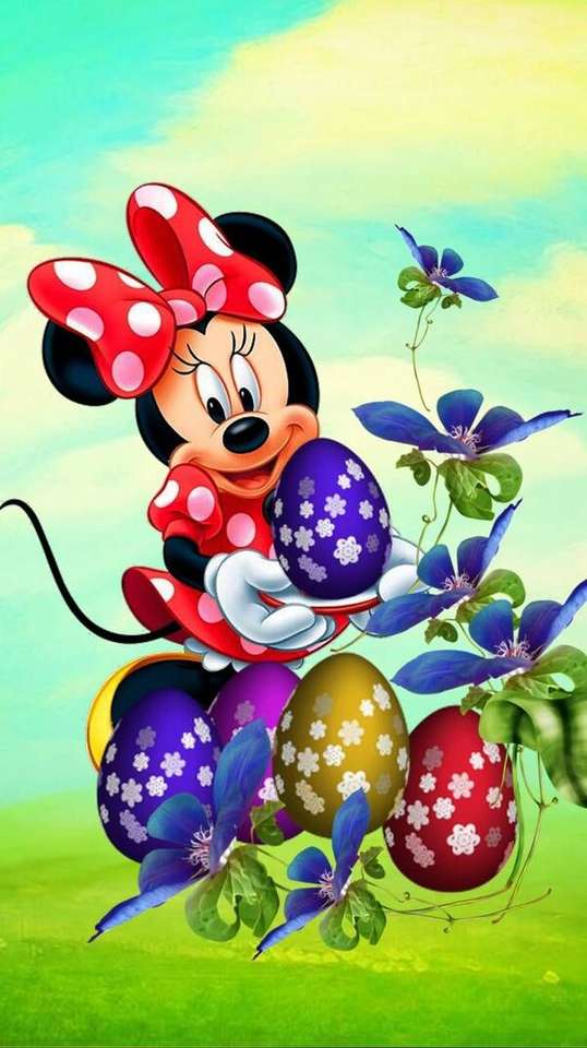 Mini aranyos húsvéti tojásokkal kirakós online