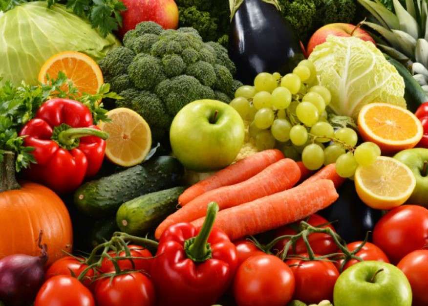 egészséges zöldségek online puzzle