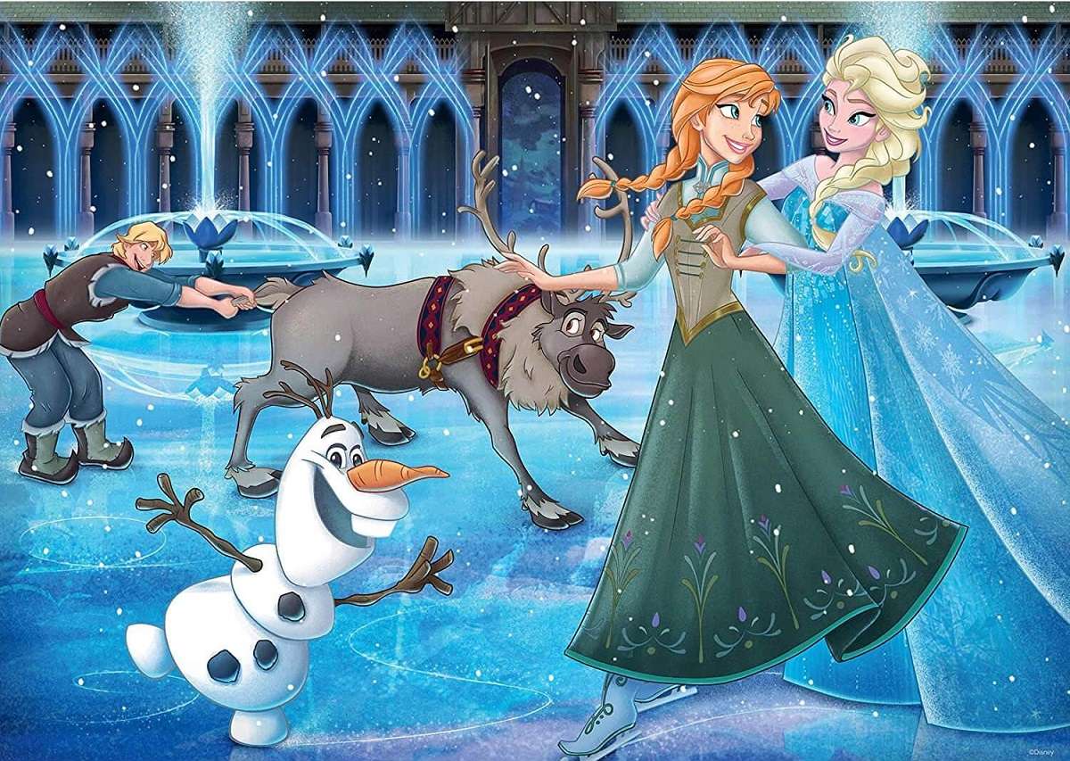 Disney Frozen online puzzle