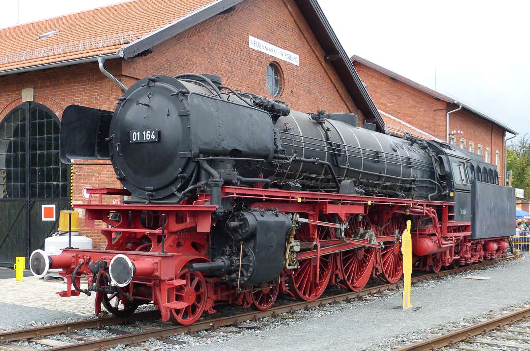 Trem de locomotiva a vapor quebra-cabeças online