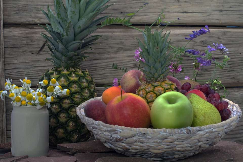 здоровые фрукты онлайн-пазл