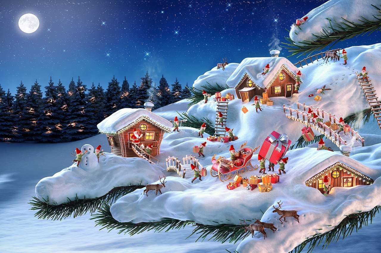 kerstnacht legpuzzel online
