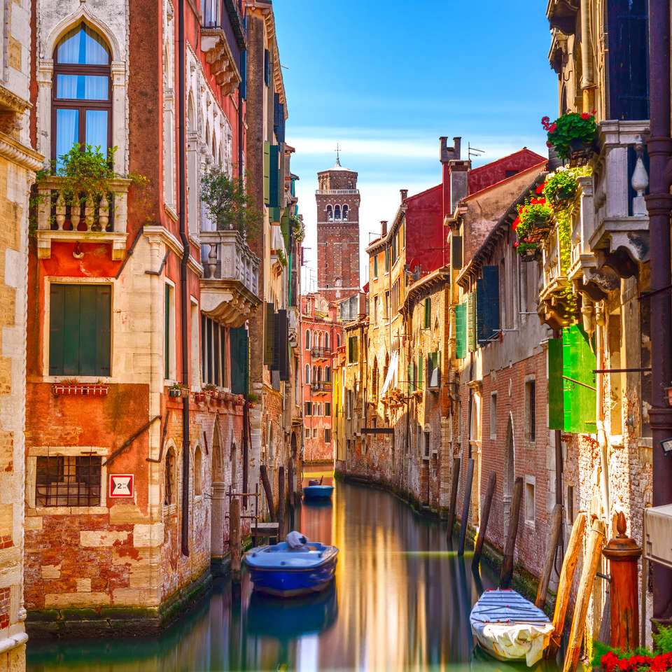 Stadtbild von Venedig Online-Puzzle