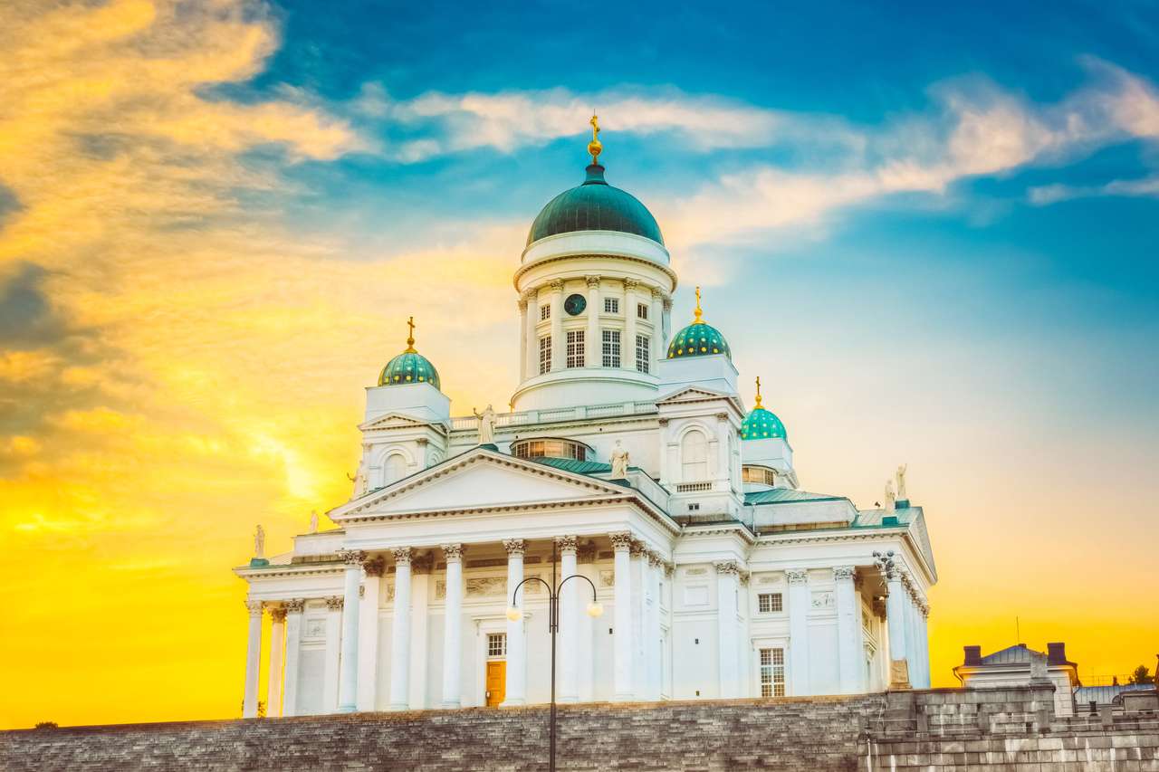 Dom von Helsinki, Finnland Online-Puzzle