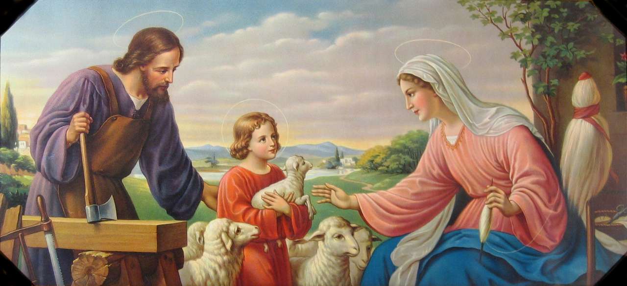 Jézus José és Maria kirakós online