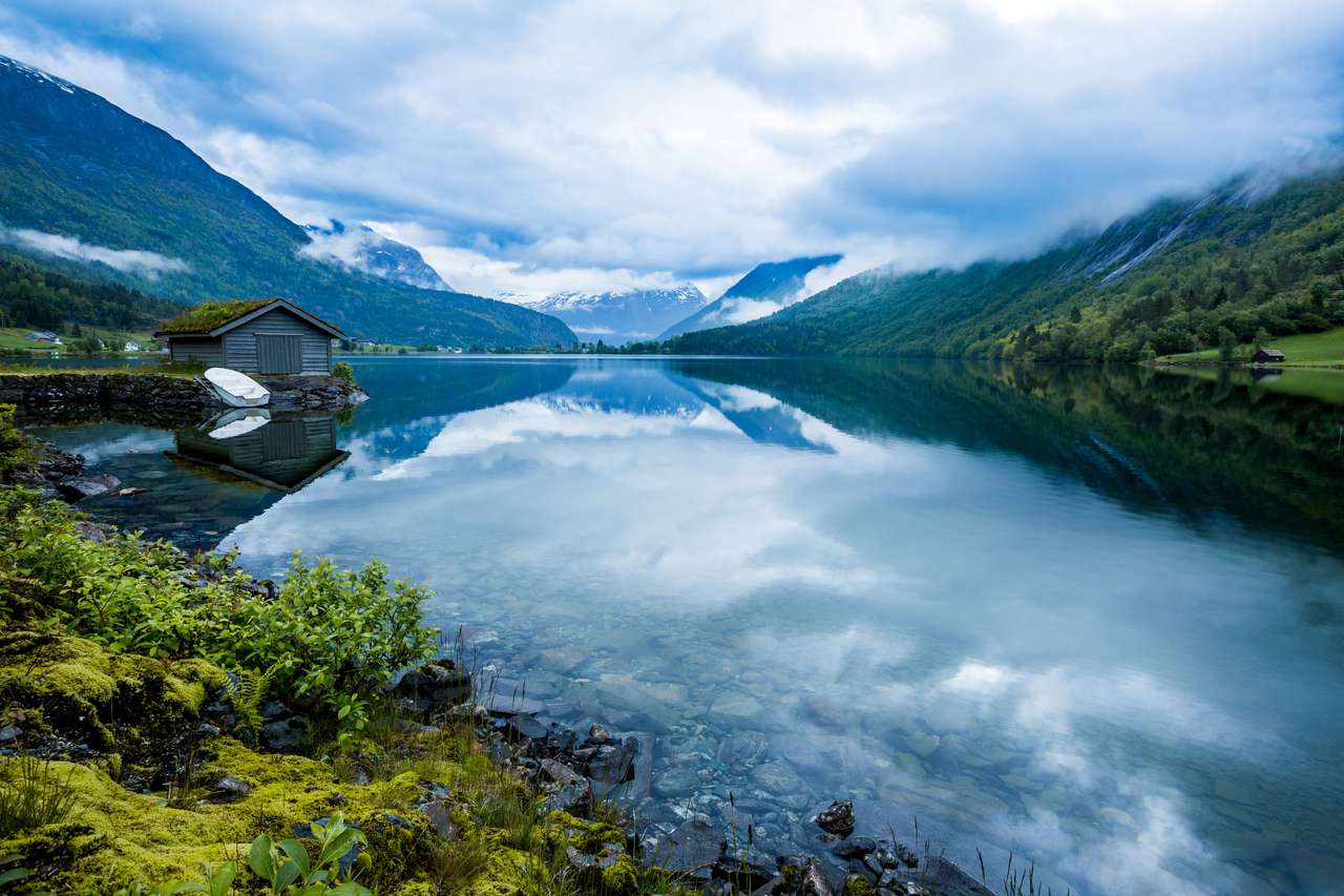 Uma paisagem da Noruega quebra-cabeças online