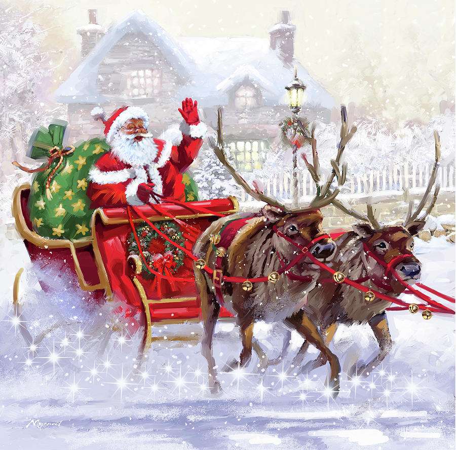 The Christmas sleigh jigsaw puzzle online