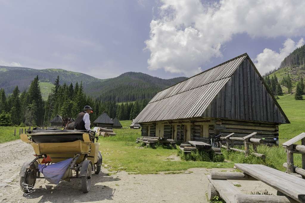 Η καλύβα του βοσκού στην κοιλάδα Chochołowska - τα βουνά Τάτρα online παζλ